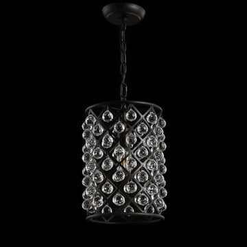 Gabrielle Crystal/Metal LED Pendant